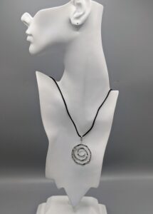 Silver Spiral Necklace
