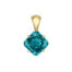 Octagonal Cut London Blue Topaz Pendant