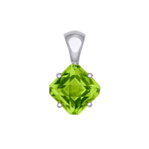 Octagon Peridot Pendant