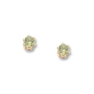 Peridot Stud Earrings