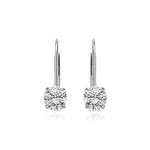 CZ Drop Earrings