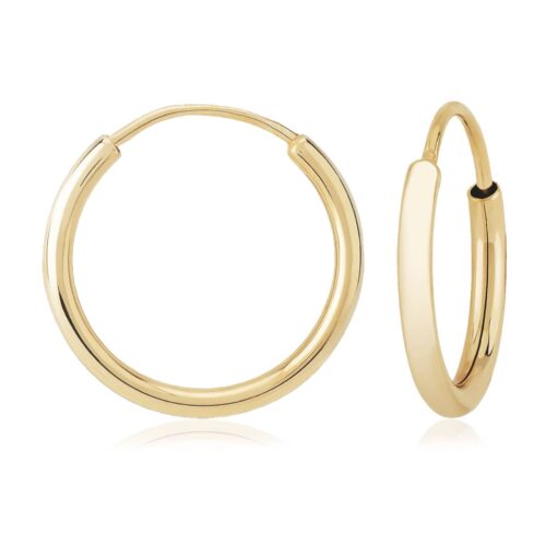 Small Yellow Gold Hoops