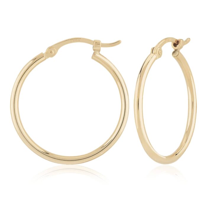 Yellow Gold Hoop Earrings