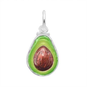 Painted Avocado Charm