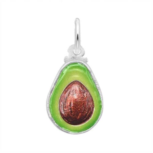 Painted Avocado Charm