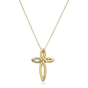 Yellow Gold Freeform Cross