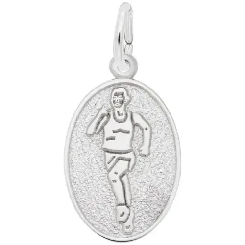 Runner Oval Disc Charm