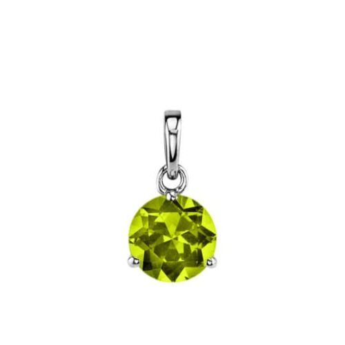 Solitaire Peridot Pendant