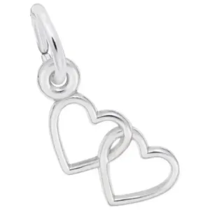 Interlocking Heart Charm