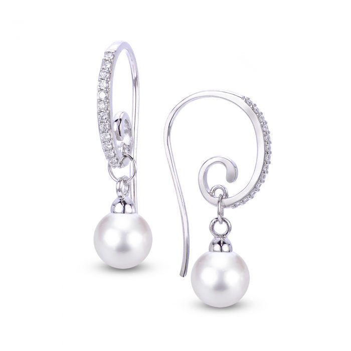 Pearl and Topaz Earrings