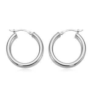 Silver Hoop Earrings