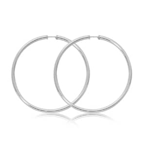 Sterling Silver Endless Hoop Earrings