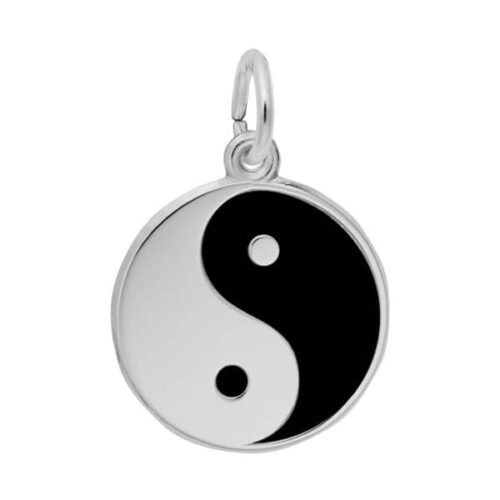 Silver Yin Yang Charm