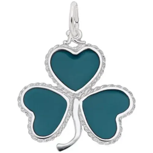 Silver Shamrock Charm