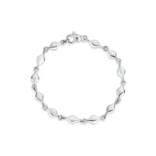 Silver Teardrop Bracelet