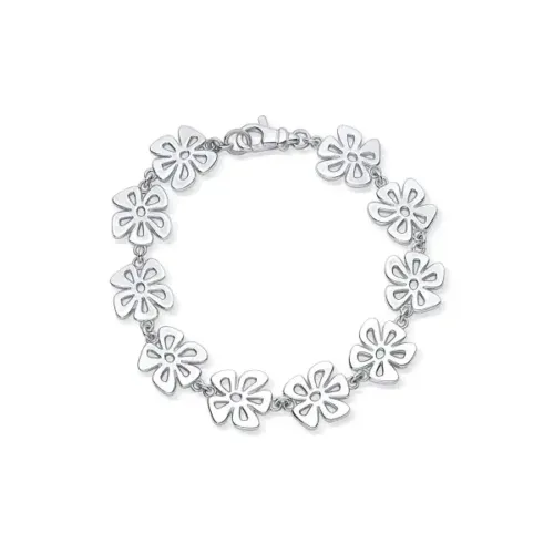 Silver Flower Bracelet