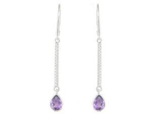 Amethyst Statement Earrings