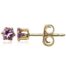 Amethyst Stud Earrings