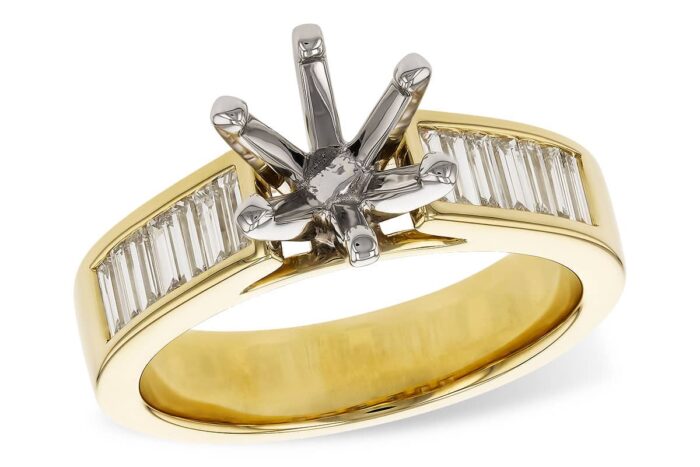 Baguette Diamond Semi-Mount