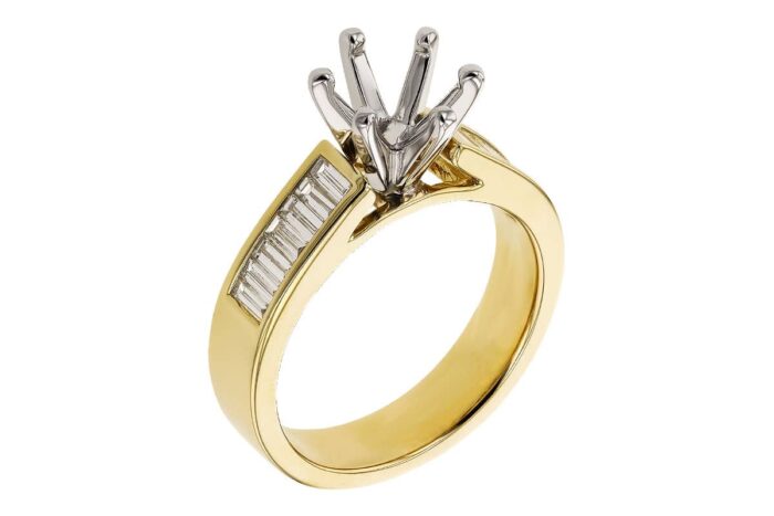 Baguette Diamond Semi-Mount