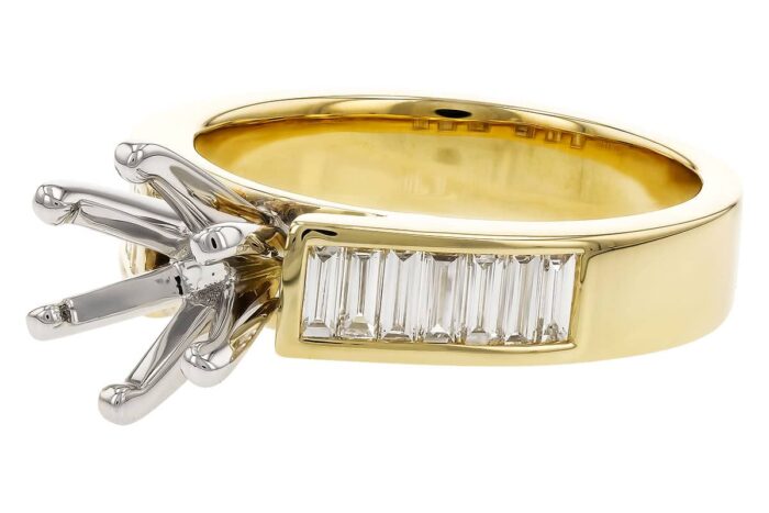 Baguette Diamond Semi-Mount