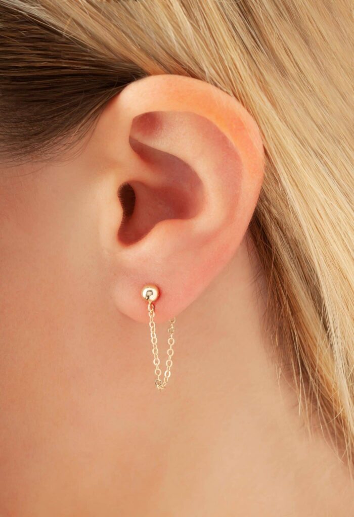 Ball and Chain Earrings