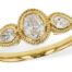 Bezel Set Natural Diamond Engagement Ring