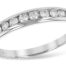 Channel Set Diamond Anniversary Band