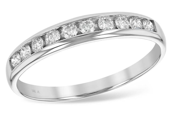 Channel Set Diamond Anniversary Band