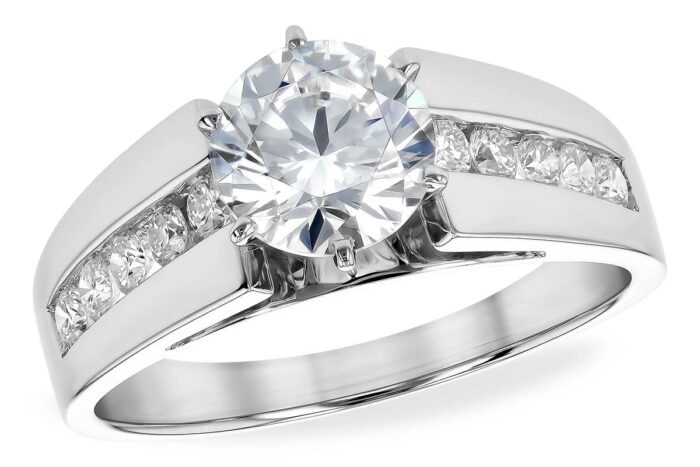 Channel Set Diamond Semi-Mount