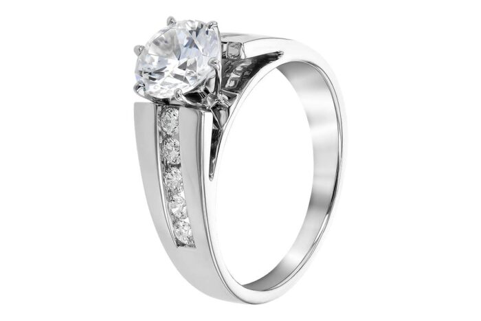 Channel Set Diamond Semi-Mount