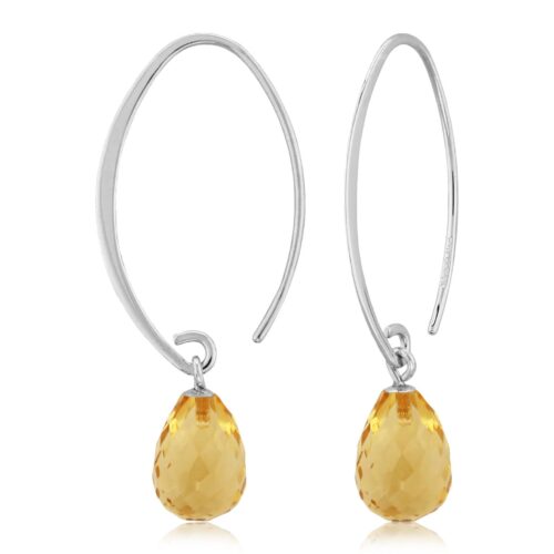 Citrine Briolette Earrings