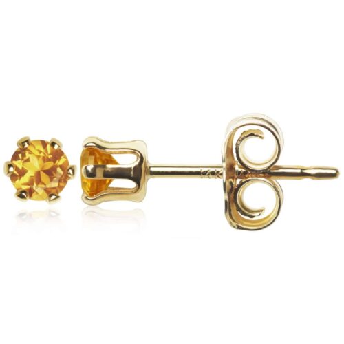 Citrine Stud Earrings