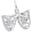 Comedy & Tragedy Masks Charm