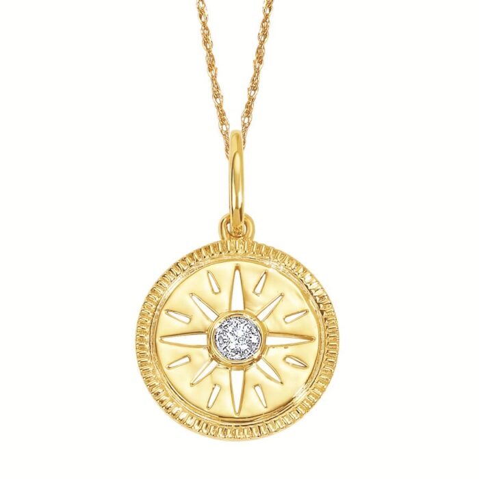 Compass Style Pendant