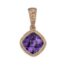 Cushion Cut Amethyst Pendant