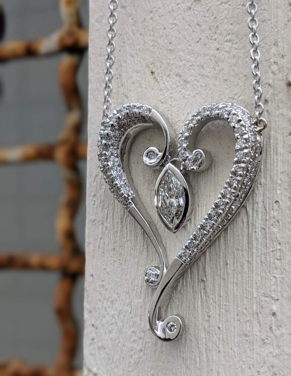 Custom Heart Pendant - Ropers Jewelers