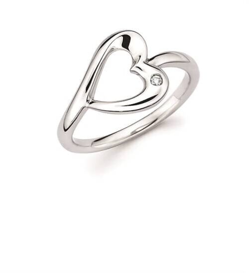 Silver Heart Ring