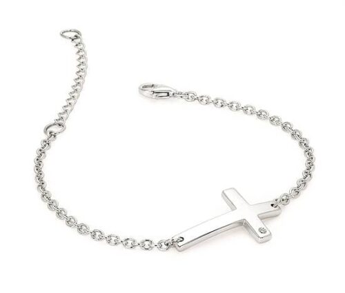 Silver Cross Bracelet