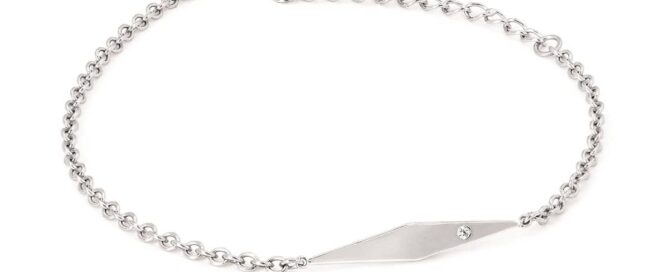 Geometric Bracelet In Sterling Silver