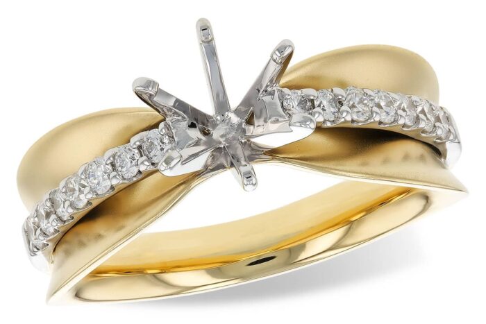 Diamond Accent Semi-Mount Ring