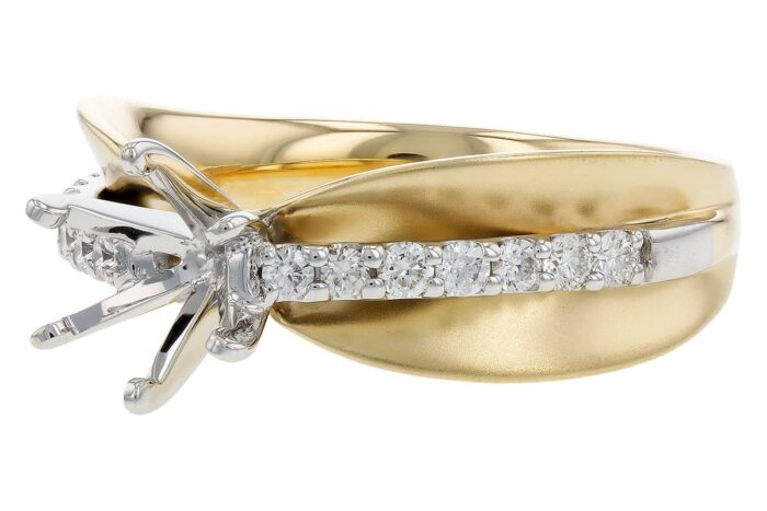 Diamond Accent Semi-Mount Ring