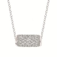 Diamond Barrel Pendant