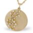 Diamond Branch Disc Pendant