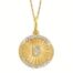 Diamond Medallion Pendant and Chain
