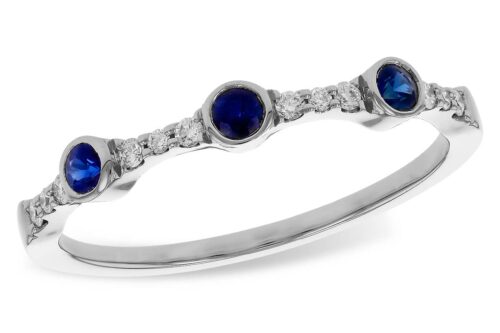 Diamond and Sapphire Band
