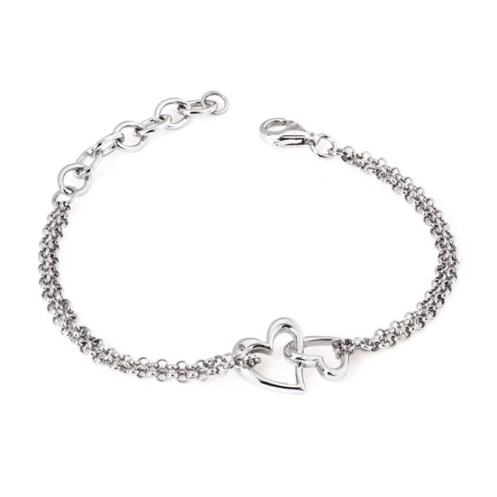 Double Heart Bracelet