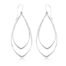 Double Pointed Long Drop Earrings