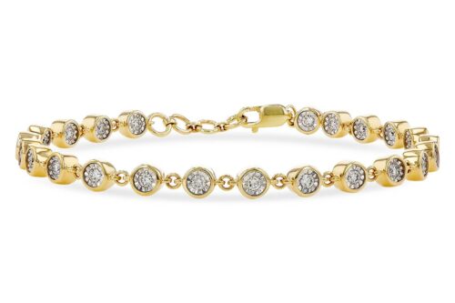 Double Sided Diamond Bracelet