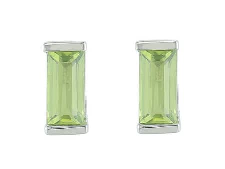 Peridot Stud Earrings